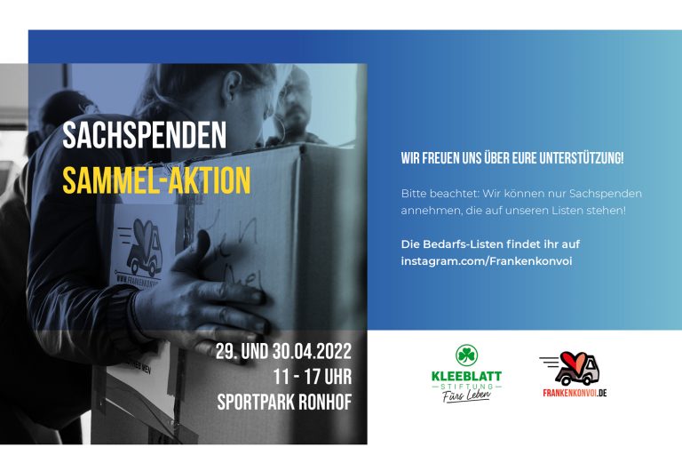 Sachspenden-Sammelaktion für die Ukraine
